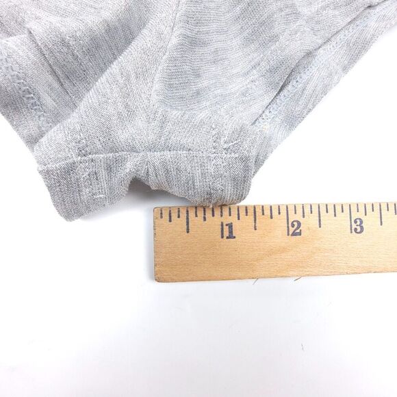 NEW Herbert Twins PQ Swim Metallic Crop Top Shorts Cover Up Lounge Set in Silver - Picture 6 of 10